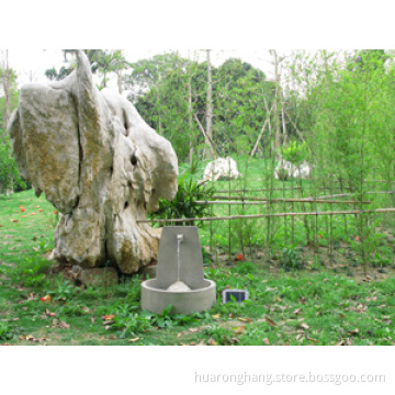 water faucet with disk solar fountain